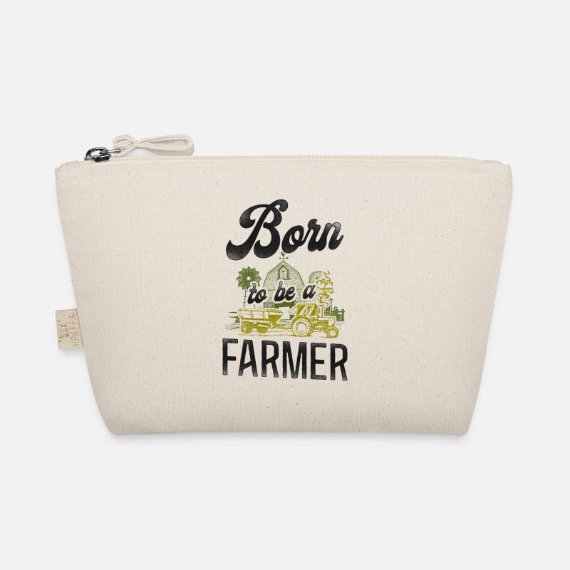 Farming Farmer Tractor Vintage Organic Pouch