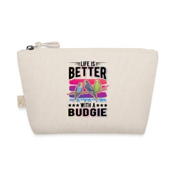 La vie est meilleure avec une perruche Perruche Perruche Perr - Trousse biologique - nature - Devant