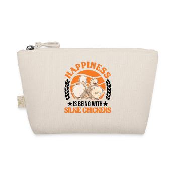Le bonheur, c’est d’être avec Silkie Chickens Silk Chicken - Trousse biologique - nature - Devant