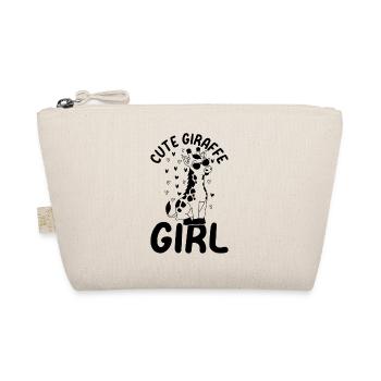 Giraffes Cute Giraffe Girl Giraffe Lover Girls - Bio-Täschchen - Natur - Vorne
