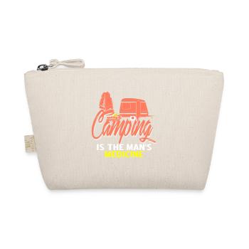 Camping Is The Man’s Medicine Cool Retro Camper - Trousse biologique - nature - Devant