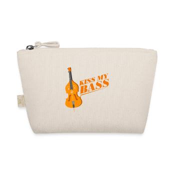 Kiss My Bass Drôles d’instruments de musique - Trousse biologique - nature - Devant