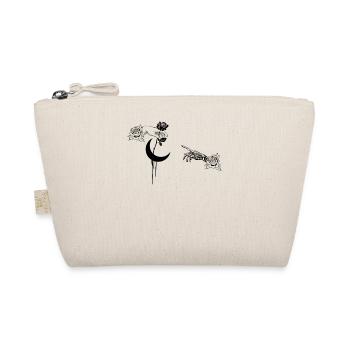 Art occulte Rose Lune Gothique Gothique Halloween - Trousse biologique - nature - Devant