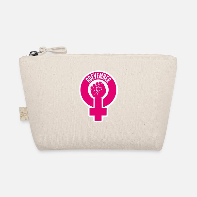 November Roevember Design Pink Organic Pouch