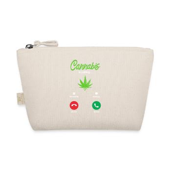 Cannabis Rauchen - Bio-Täschchen - Natur - Vorne