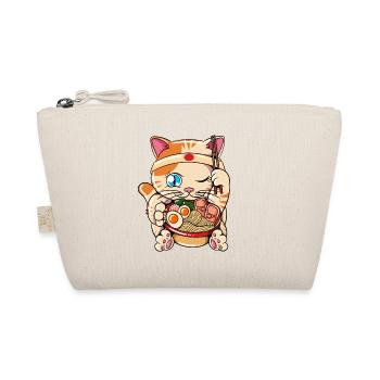 Ramen Eating Cat Kawaii Anime Baka Japonais - Trousse biologique - nature - Devant