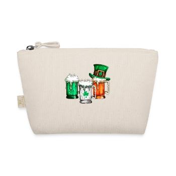 Ireland St Patrick's Day Beer Lovers Beer Drinkers - Organic Pouch - nature - Front