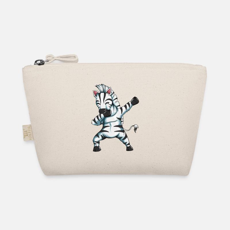 Zebra Gift Zebra Fan Cute Zebras Outfit Dabbing Organic Pouch