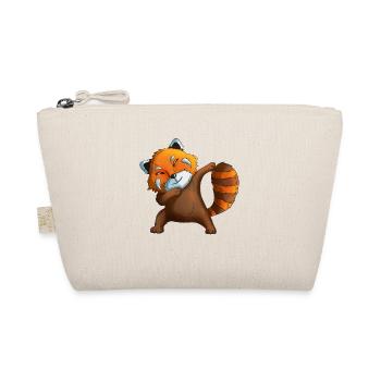Red Panda Makes Dab Red Panda's Panda Bear Costume - Organic Pouch - nature - Front