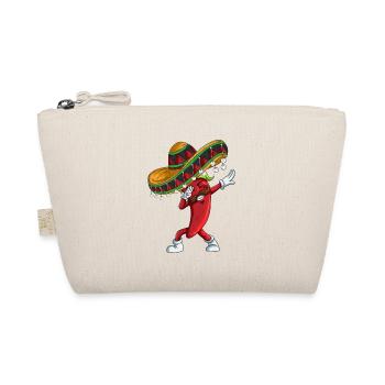 Jalapeño Dab Dabbing Sombrero Mexico Design Kids - Bio-Täschchen - Natur - Vorne