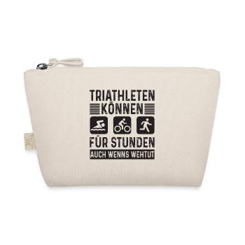Triathleten können Für Stunden Triathlon - Bio-Täschchen - Natur - Vorne