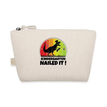 Kindergarten Dinosaur Enrollment Dino Gift - Organic Pouch - nature - Front