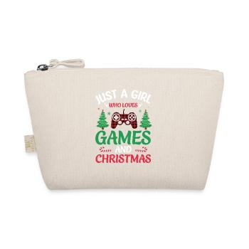 Juste une fille qui aime les jeux Noël laid - Trousse biologique - nature - Devant