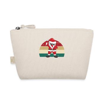 Dabbing Weihnachtsmann Weihnachten Pyjamas Funny - Bio-Täschchen - Natur - Vorne