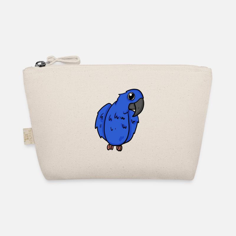 Hyacinth Macaw Parrot Bird Organic Pouch