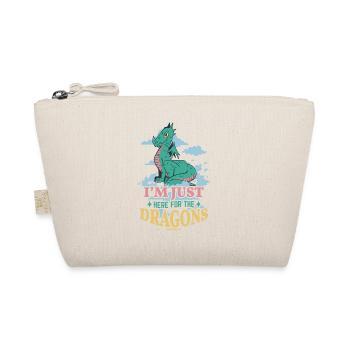 Je suis juste ici pour les dragons - Trousse biologique - nature - Devant