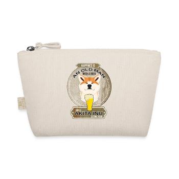 Akita Inu Dad Beer Lover - Bio-Täschchen - Natur - Vorne