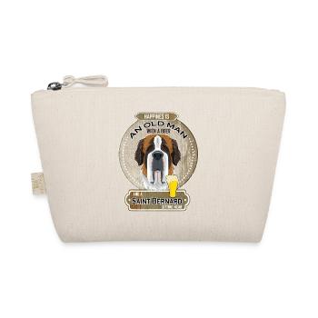 Saint Bernard Dad Beer Lover - Bio-Täschchen - Natur - Vorne