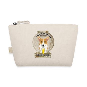 Welsh Corgi Dad Beer Lover - Organic Pouch - nature - Front
