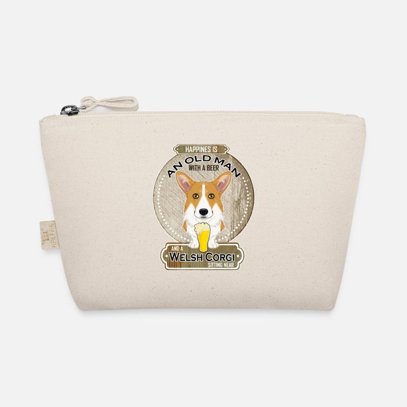 Welsh Corgi Dad Beer Lover Organic Pouch