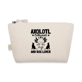 Kawaii Axolotl Enthusiast And Dog Lover - Organic Pouch - nature - Front