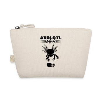 Axolotl Mode On - Kawaii Axolotl Funny Axolotl - Organic Pouch - nature - Front