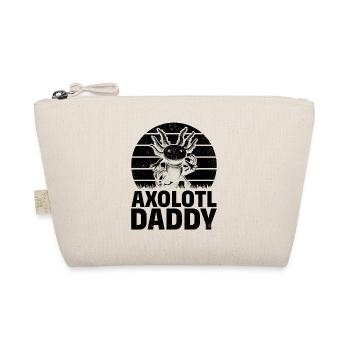 Axolotl Daddy Axolotl Lover Kawaii Axolotl Daddy - Organic Pouch - nature - Front
