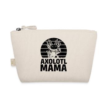 Axolotl Mama Axolotl Lover Mama Cute Axolotl Mama - Organic Pouch - nature - Front