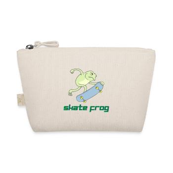 Skate Frog - Organic Pouch - nature - Front