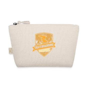 Skateboarding Broken Bones Club Cool Skater - Organic Pouch - nature - Front