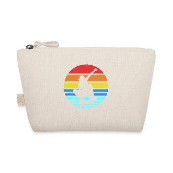 Retro Vintage Skateboarding Cool Designs Tea - Organic Pouch - nature - Front