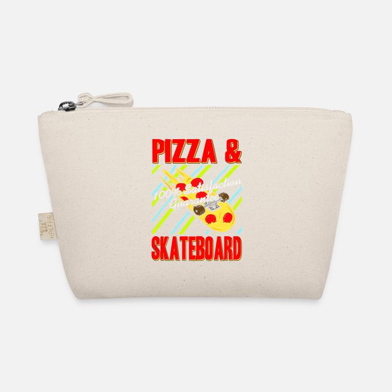 Pizza & Skateboard 100% Satisfaction Guarantee Organic Pouch