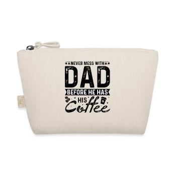 World Best Dad Father Coffee Couple Parents Daddy - Organic Pouch - nature - Front
