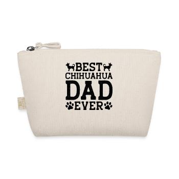 Life is better Chihuahua owner dog - Organic Pouch - nature - Front