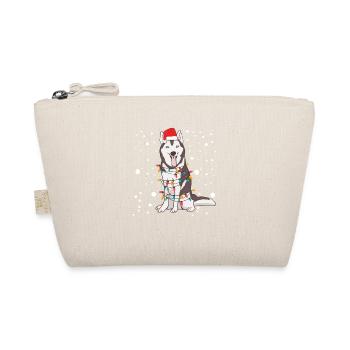 Sibérie Husky Chapeau de Noël Arbre de Noël - Trousse biologique - nature - Devant