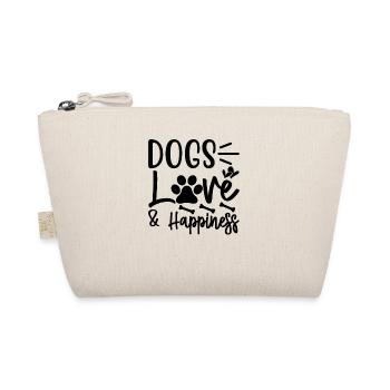 Dogs Love & Happiness - Organic Pouch - nature - Front