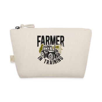 Farming Farmer Tractor Vintage - Bio-Täschchen - Natur - Vorne