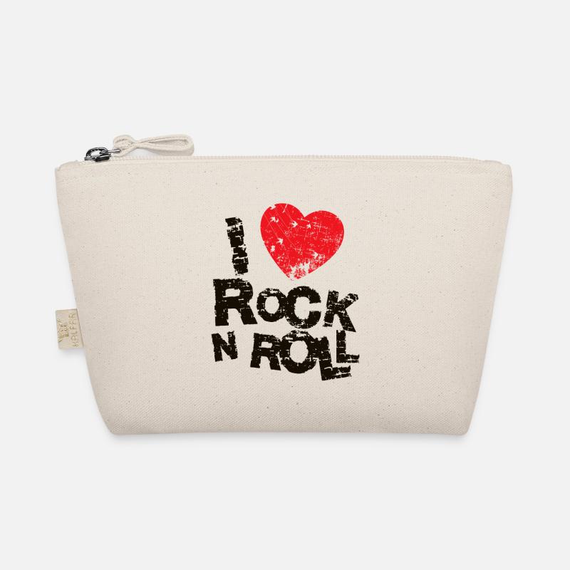 ICH LIEBE ROCK N ROLL. Bio-Täschchen