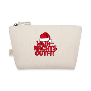 Weihnachten Weihnachtsoutfit - Bio-Täschchen - Natur - Vorne