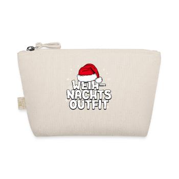 Weihnachten Weihnachtsoutfit - Bio-Täschchen - Natur - Vorne