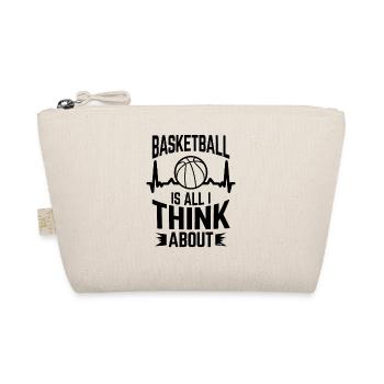 Basketball Herzschlag - Bio-Täschchen - Natur - Vorne