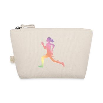 silhouette de coureur de course - Trousse biologique - nature - Devant