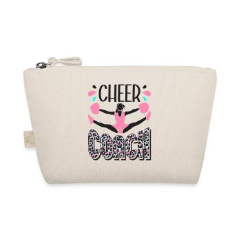Cheerleading Coach Trainer Trainerin Cheerleader - Organic Pouch - nature - Front