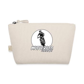 Motocross / Enduro / Freestyle mx / Dirtbike retro - Bio-Täschchen - Natur - Vorne