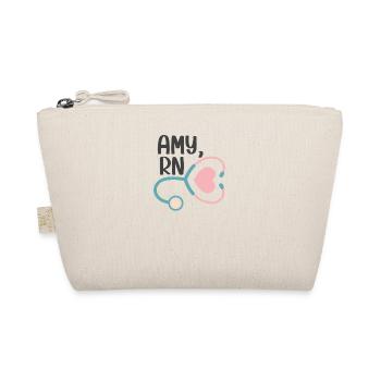 Krankenschwester Amy RN - Bio-Täschchen - Natur - Vorne