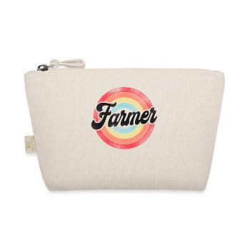 Farming Farmer Retro Vintage - Organic Pouch - nature - Front