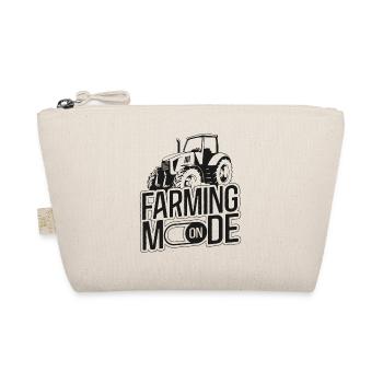 Farming Farmer Tractor Vintage - Bio-Täschchen - Natur - Vorne