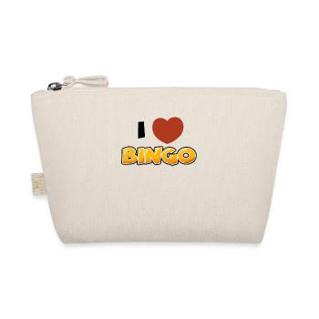 Bingo Game Outfit I Love Bingo - Organic Pouch - nature - Front