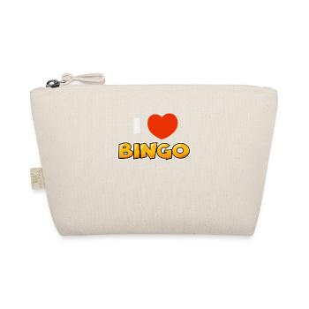 Bingo Game Outfit I Love Bingo - Organic Pouch - nature - Front
