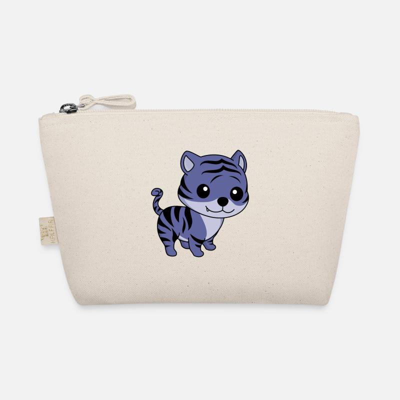 Tiger Comic Animal Organic Pouch